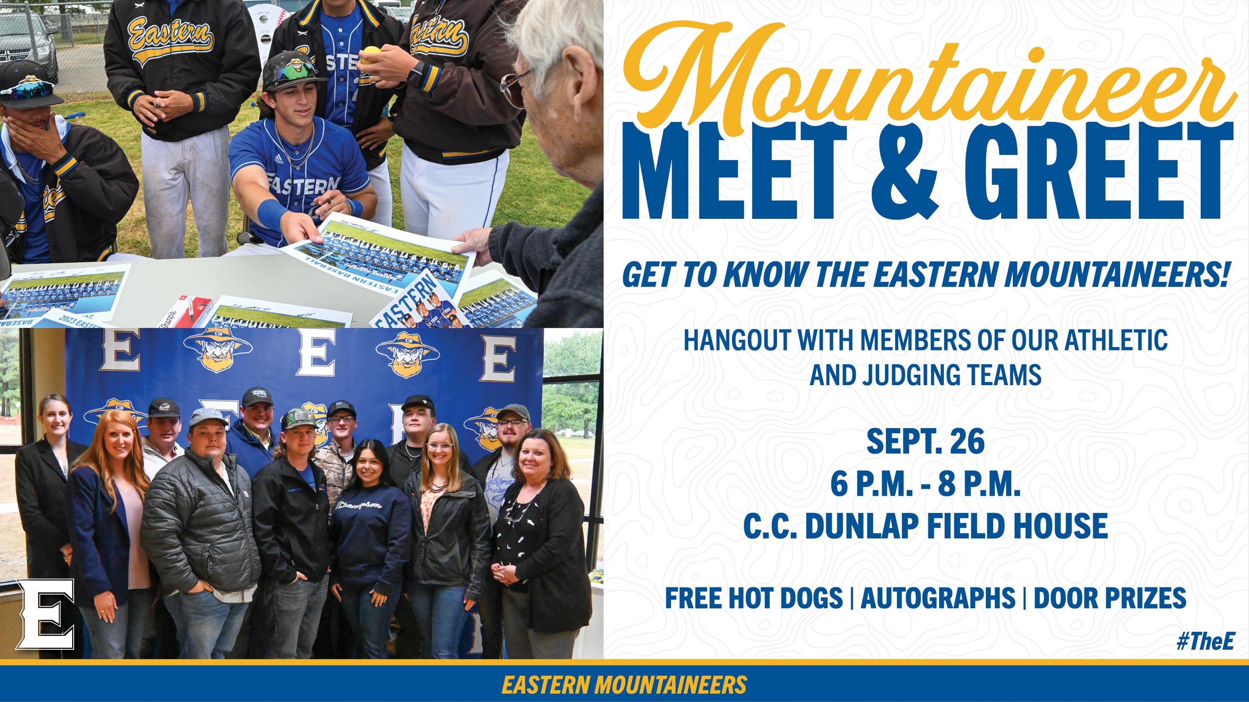 Eastern to Host Mountaineer Meet & Greet