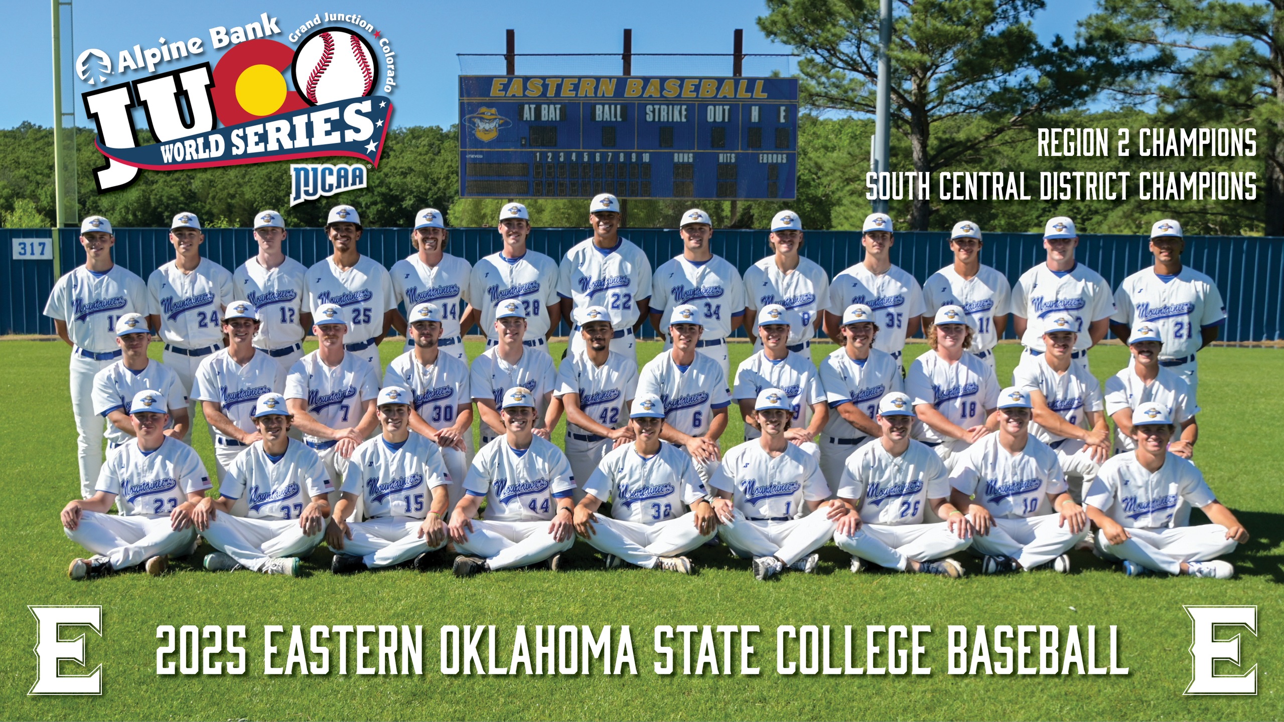 Eastern Oklahoma State College Baseball Wins South Central District Title, Advances to JUCO World Series for First Time Since 2001