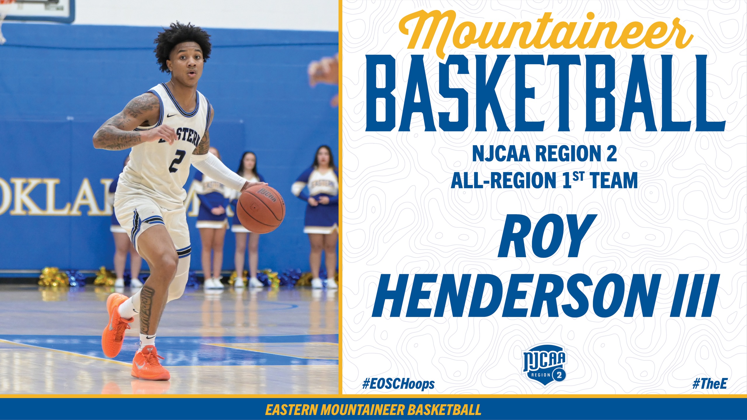 Roy Henderson III Named to Region 2 First Team